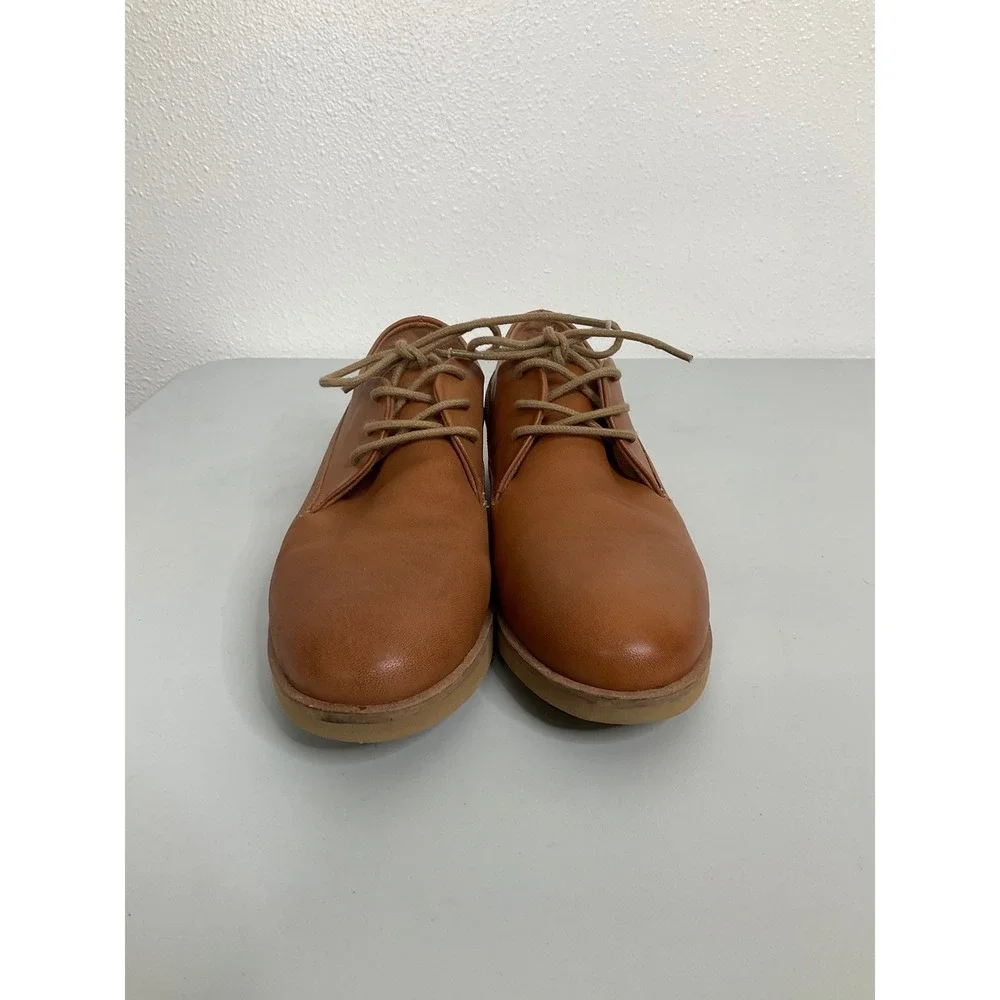 Softwalk Tan Leather Oxford Lace Up Shoes S2163-215 Womens Size 7.5M‎